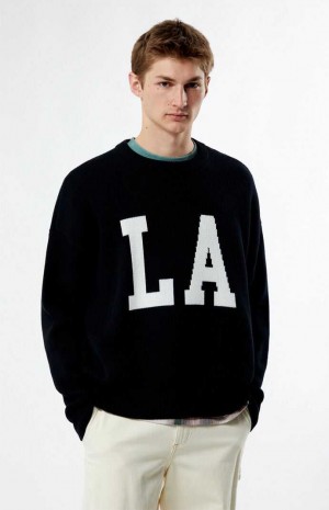 BLACK PacSun Black LA Sweater | HGLQAFB-43