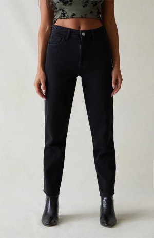 BLACK PacSun Black Mom Jeans | MRLHCQE-31