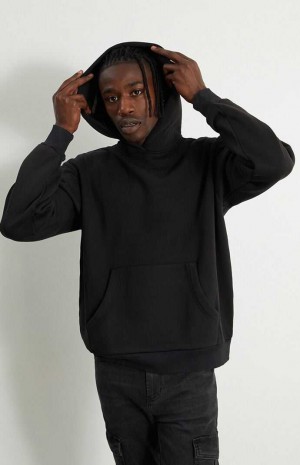 BLACK PacSun Black Solid Hoodie | UAYMZRD-89