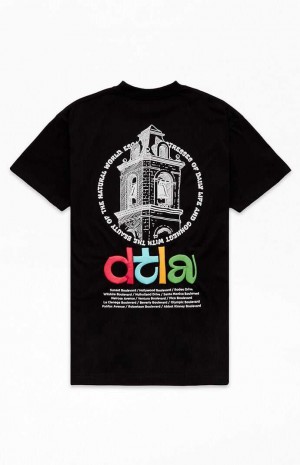 BLACK PacSun HD Tower T-Shirt | AXBLCZT-12