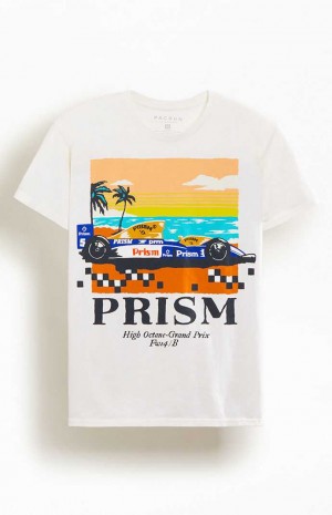 BLACK PacSun High-Octane Grand Prix T-Shirt | NQKHPBE-27