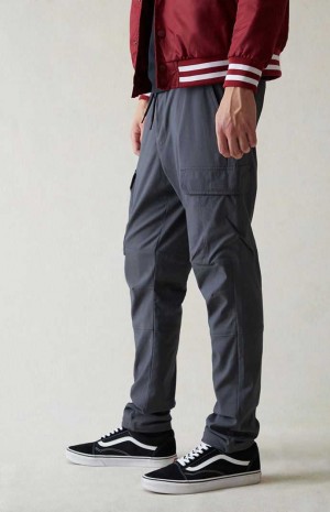 BLACK PacSun Performance Athletic Slim Cargo Pants | SHFECWB-31