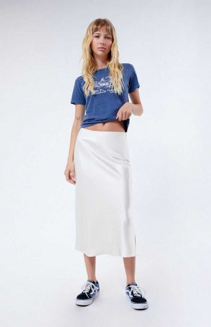 BONE PacSun Satin Midi Skirt | EZUNBIX-76