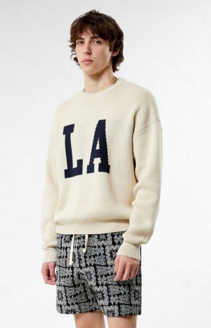 CREAM PacSun Los Angeles Crew Neck Sweater | KNPARCT-06