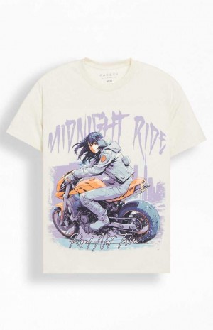 CREAM PacSun Road Not Taken T-Shirt | AOQKBYF-09