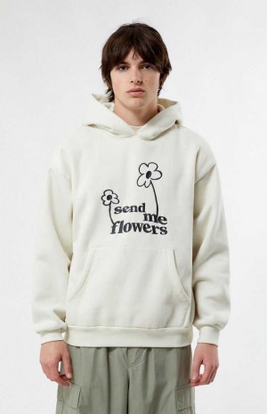 CREAM PacSun Send Flowers Hoodie | XSTLIYO-76