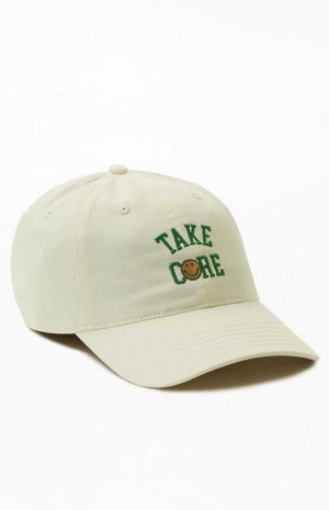 CREAM PacSun Take Care Strapback Hat | BPUTOLX-15