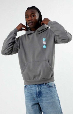 GRAY PacSun Flourish Hoodie | JKPIBND-27