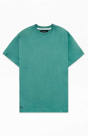 GREEN PacSun Oversized Terry T-Shirt | WKRECIL-73