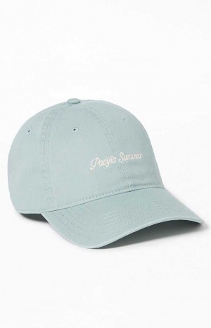 GREEN PacSun Pacific Sunwear Mono Dad Hat | VQNXGTI-45