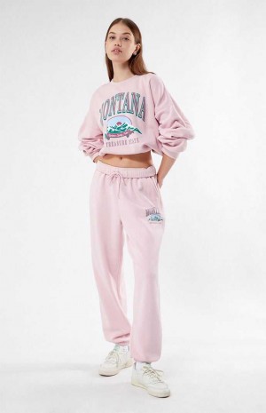 MAUVE PacSun Montana Sweatpants | JLBFWGS-12