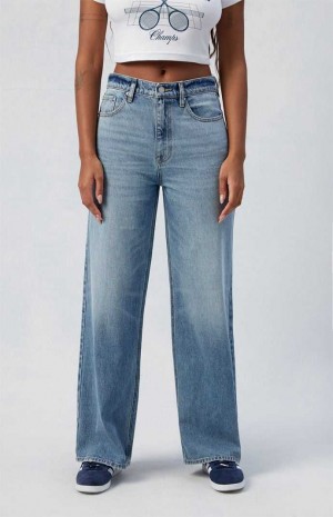 MEDIUM INDIGO PacSun Eco Medium Indigo Cali Boyfriend Jeans | NAKMHFB-10