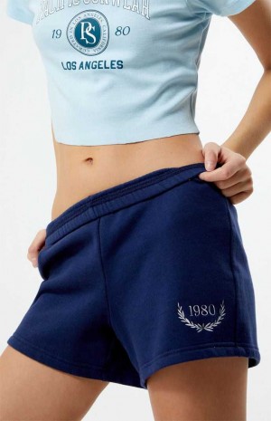 NAVY PacSun LA Sports Club Slim Sweat Shorts | LTUDOEA-89