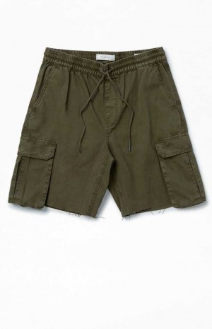 OLIVE PacSun Eco Olive Baggy Cargo Shorts | QIDFTLR-29