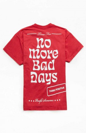 PacSun Pacific Sunwear No More Bad Days T-Shirt | OEUSVQZ-12