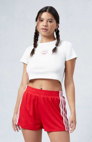 RED PacSun Standard Basketball Shorts | PAVWSMJ-03