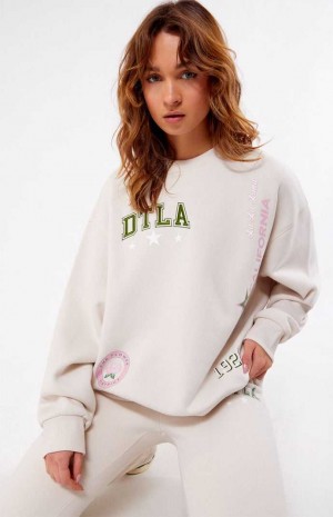 SAND PacSun DTLA Crew Neck Sweatshirt | CPLVMRX-09