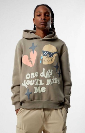 SAND PacSun You'll Miss Me Hoodie | LTMISYA-52