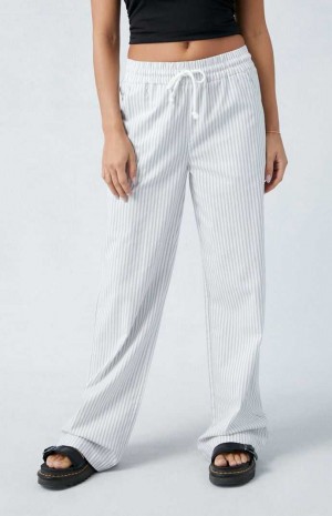 STRIPE PacSun Striped Pull-On Pants | LTVRMDG-62