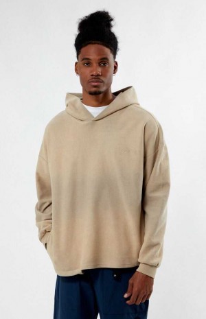 TAN PacSun Grand Pullover Hoodie | WDIFJCQ-38