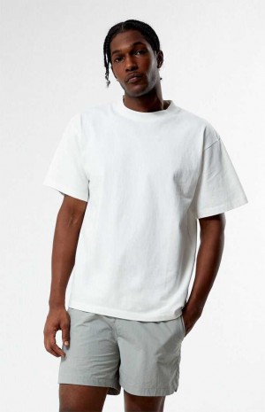 WHITE PacSun White Premium T-Shirt | NBGAQJU-15