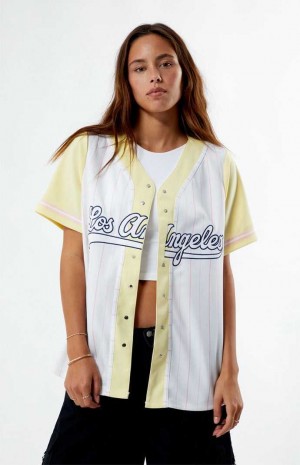 YELLOW PacSun New York Baseball Jersey | ZTLAWCF-51