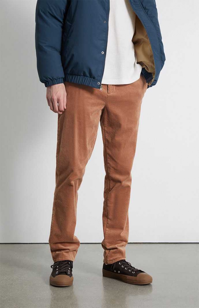 BEIGE PacSun Beige Slim Chino Pants | EIQJNOA-46