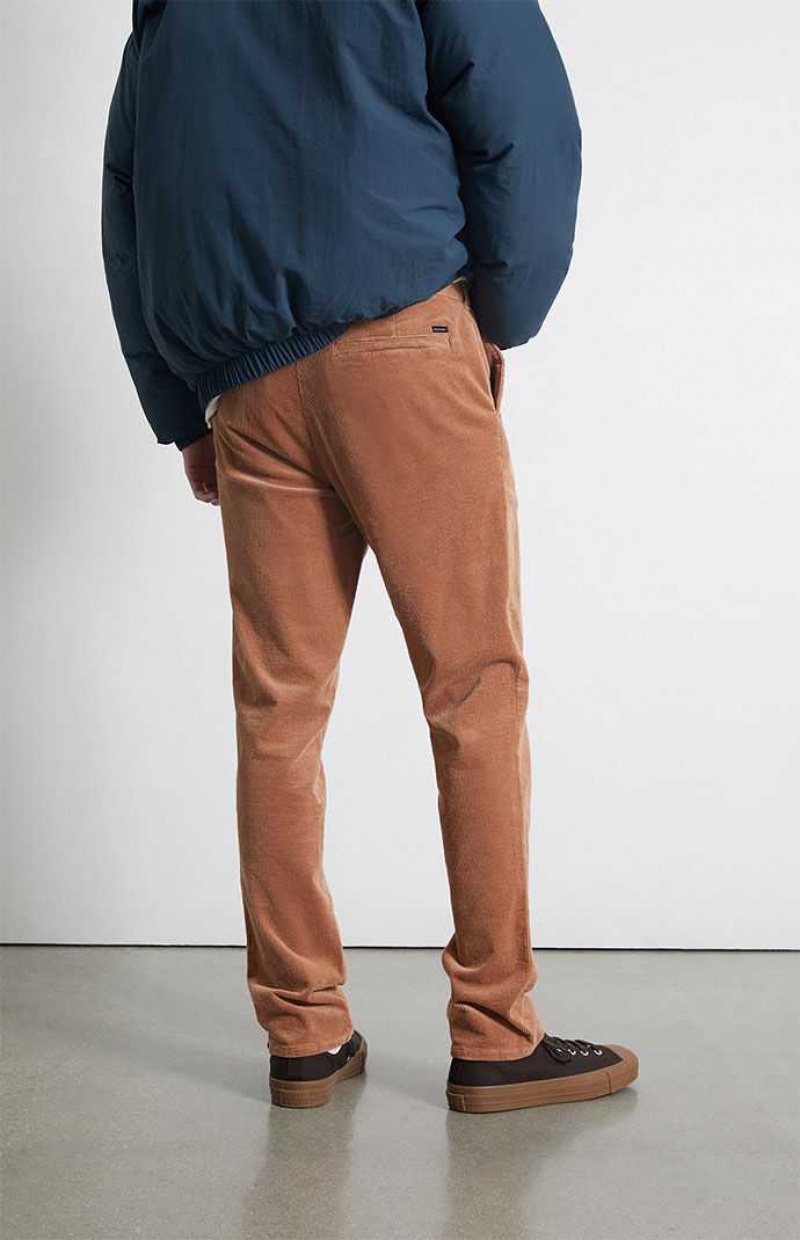 BEIGE PacSun Beige Slim Chino Pants | EIQJNOA-46