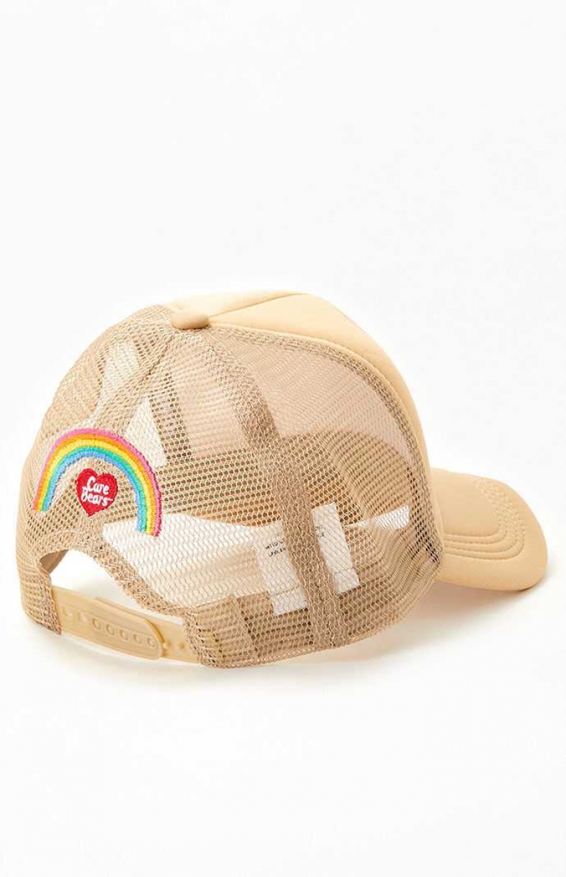 BEIGE PacSun Spread Love Trucker Hat | VROPTFA-41