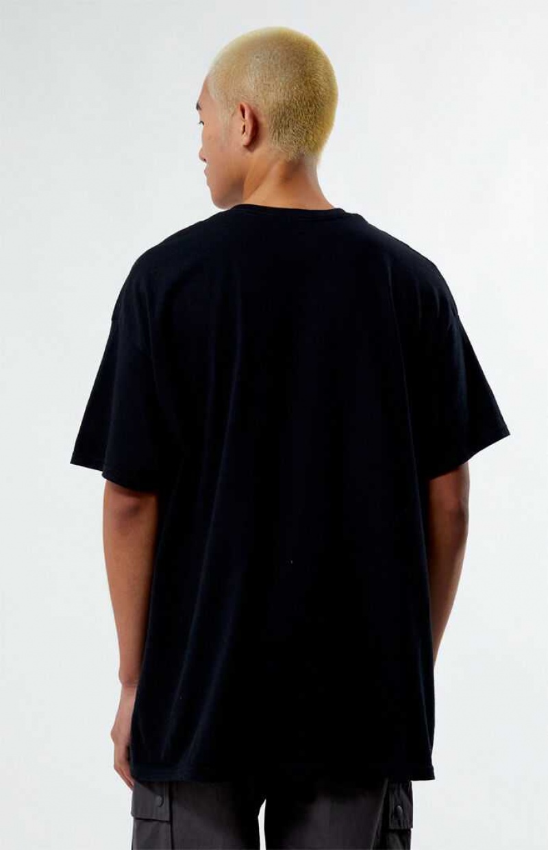 BLACK PacSun Ascend To Heaven T-Shirt | KAHPBFM-67