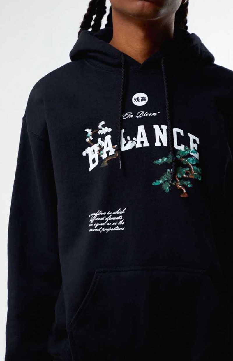 BLACK PacSun Balance Hoodie | QVAPMSD-89