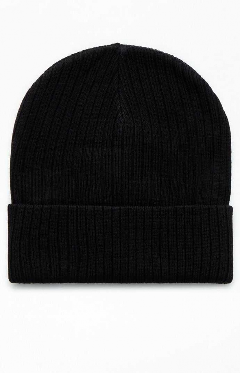 BLACK PacSun Basic Beanie | ACULTJS-71