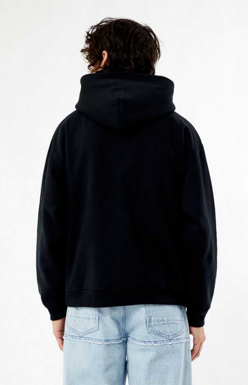 BLACK PacSun Beware Hoodie | YACVSIL-68