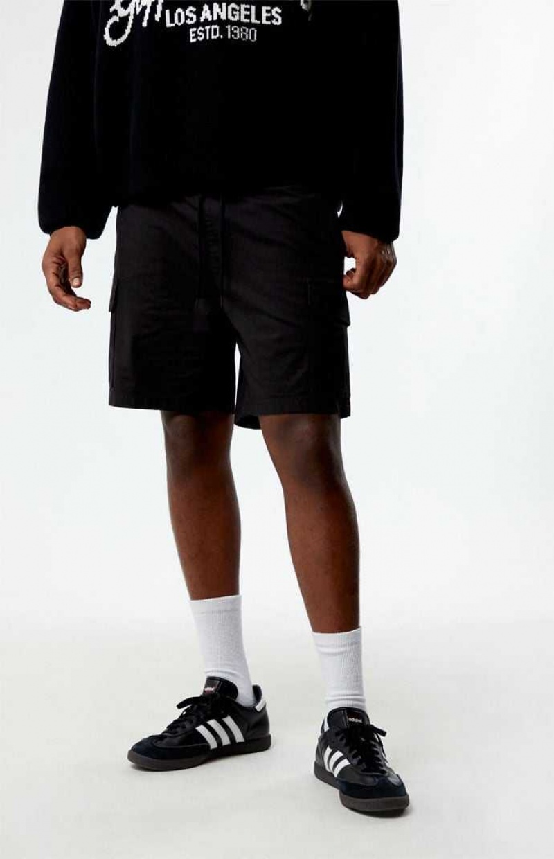 BLACK PacSun Black Cargo Shorts | WODNCPR-91