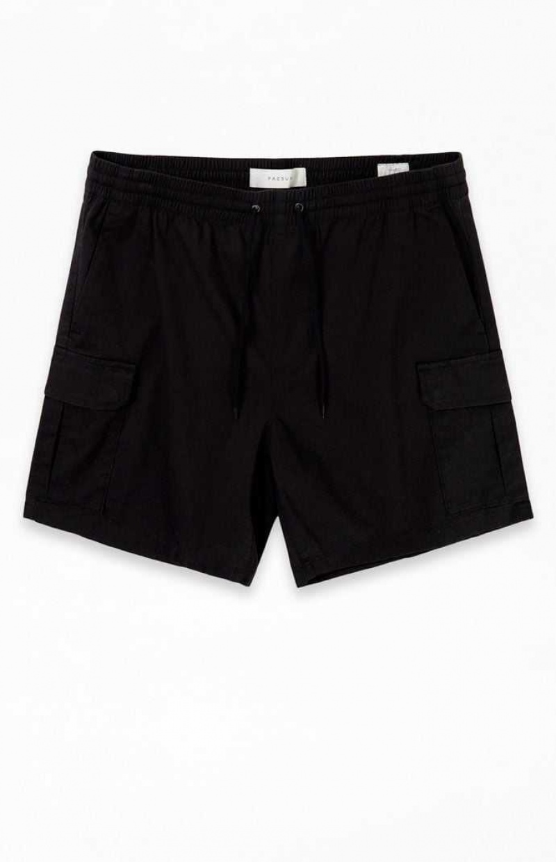 BLACK PacSun Black Cargo Shorts | WODNCPR-91