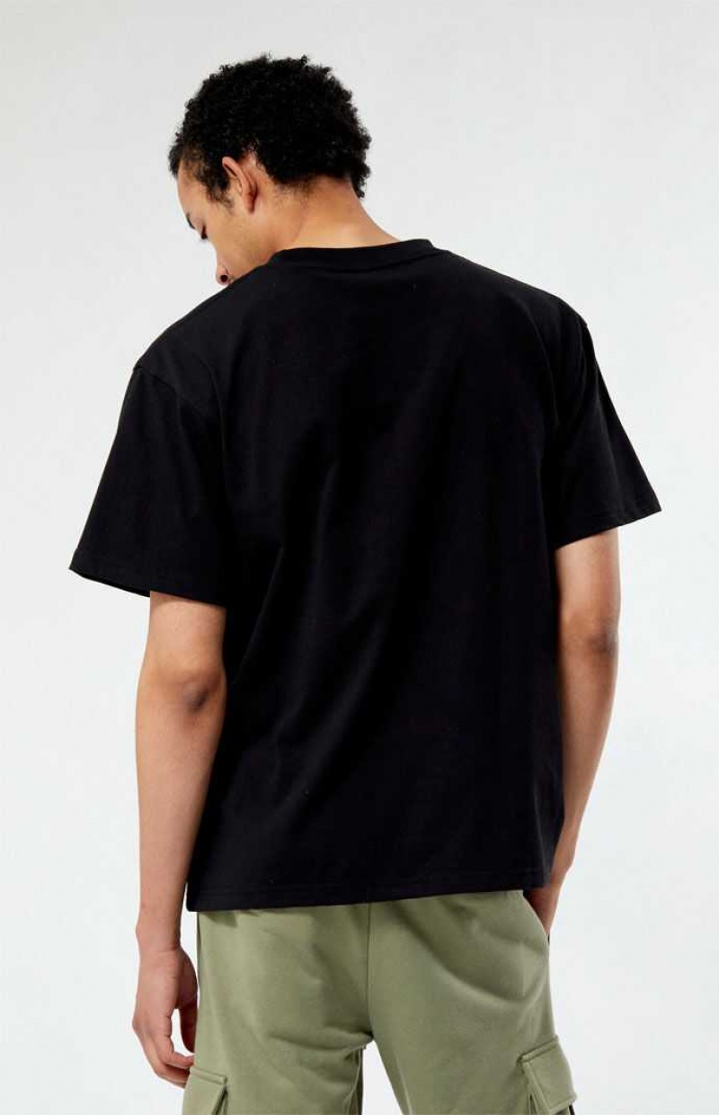 BLACK PacSun Black Premium T-Shirt | CDIJTKG-56