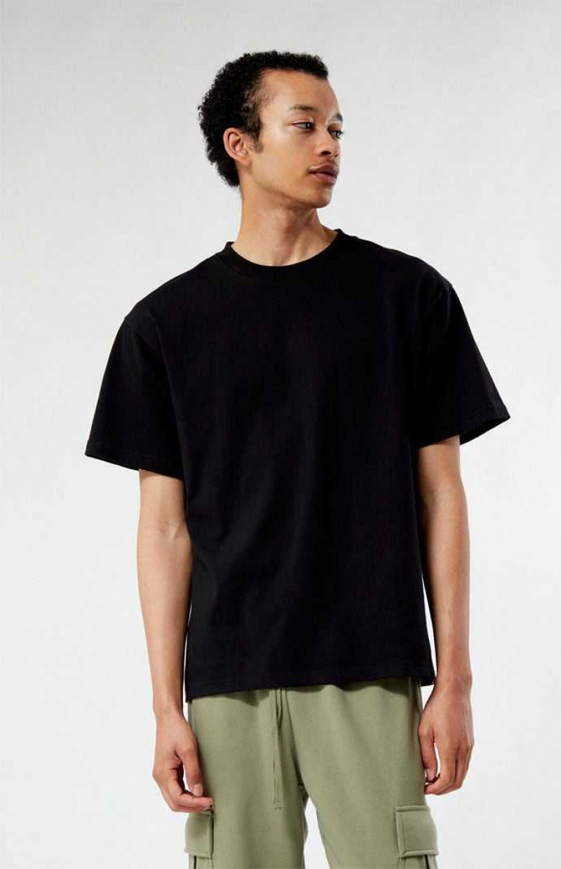 BLACK PacSun Black Premium T-Shirt | CDIJTKG-56