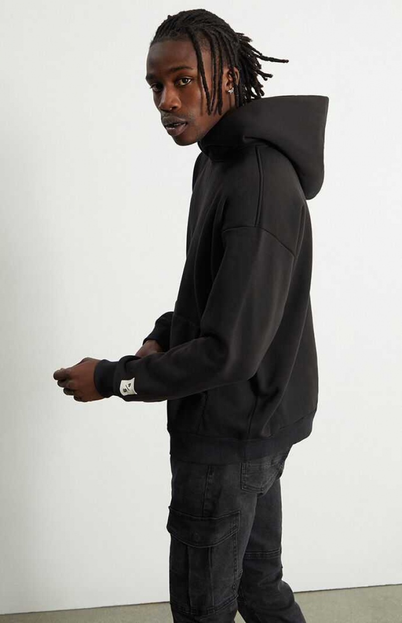 BLACK PacSun Black Solid Hoodie | UAYMZRD-89