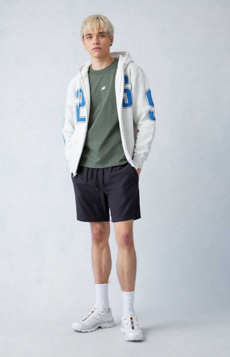 BLACK PacSun Cole Volley Shorts | VQWXSCM-84