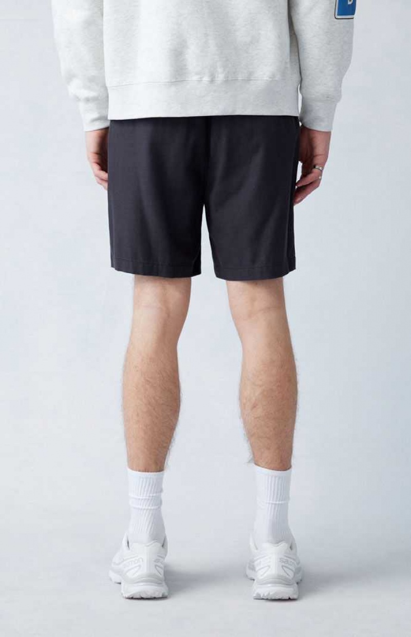 BLACK PacSun Cole Volley Shorts | VQWXSCM-84