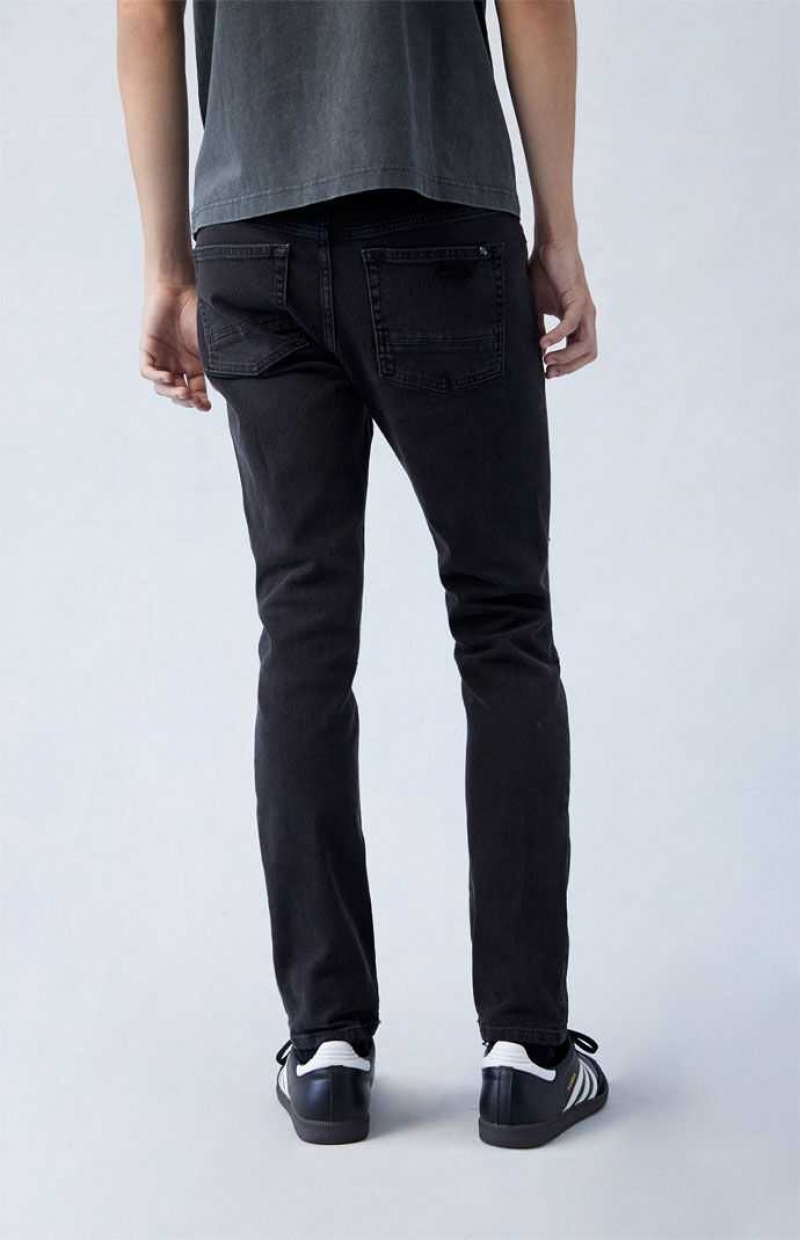 BLACK PacSun Comfort Stretch Black Skinny Jeans | GCMBYVZ-91