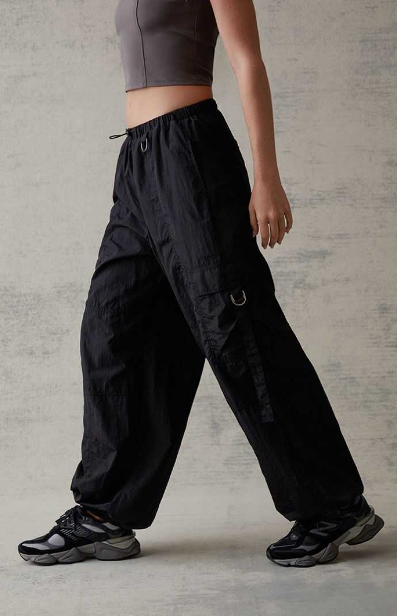 BLACK PacSun D-Ring Pull-On Pants | ZCGDRMK-75