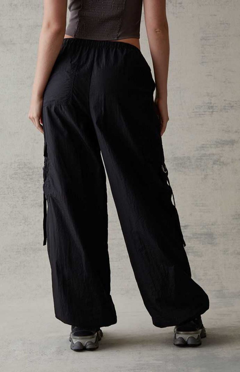 BLACK PacSun D-Ring Pull-On Pants | ZCGDRMK-75