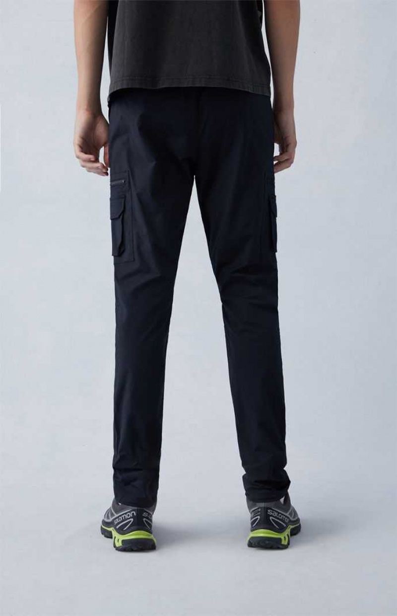 BLACK PacSun Eco Stretch Black Slim Cargo Pants | EWFMGHB-04