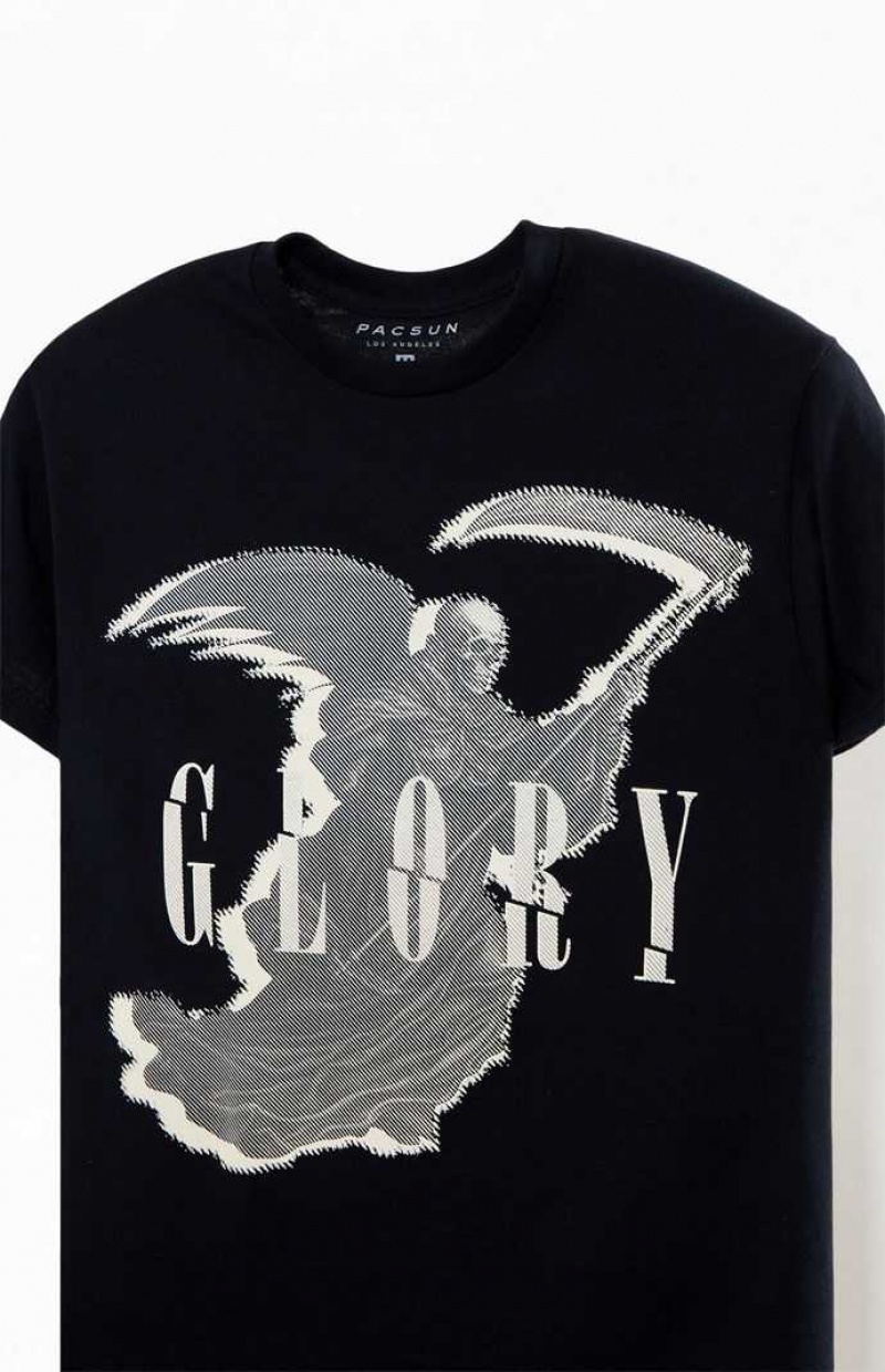 BLACK PacSun Glory T-Shirt | UJQAPLY-54