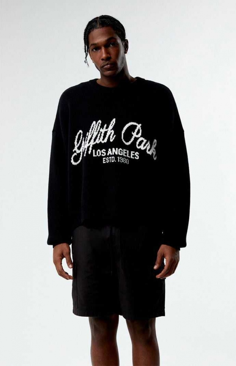 BLACK PacSun Griffith Park Sweater | ZRLTQUM-05