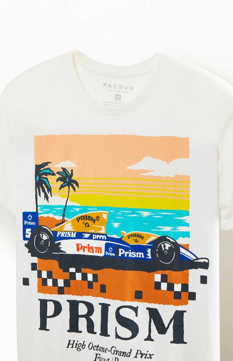 BLACK PacSun High-Octane Grand Prix T-Shirt | NQKHPBE-27