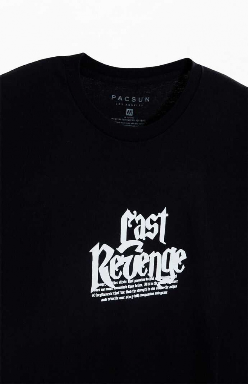 BLACK PacSun Last Revenge Knit T-Shirt | MKNXDIL-58