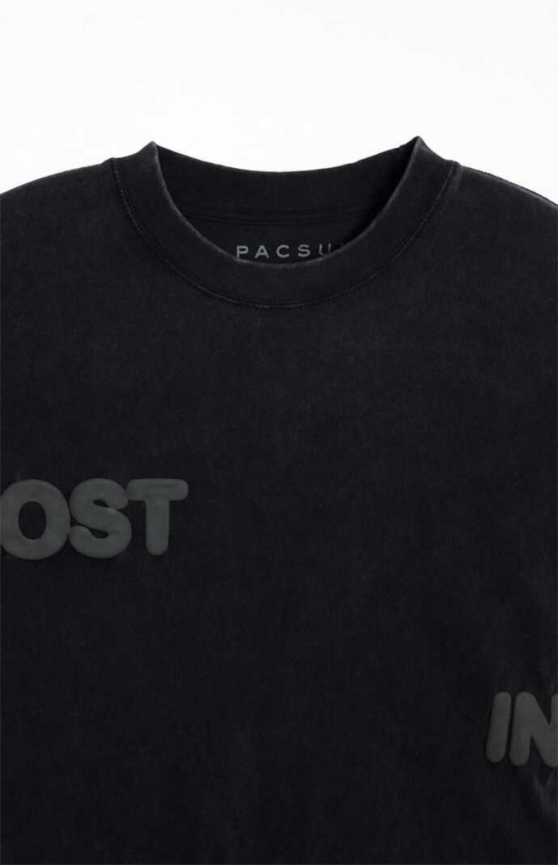 BLACK PacSun Lost In Dreams Puff T-Shirt | AVGFWMI-01