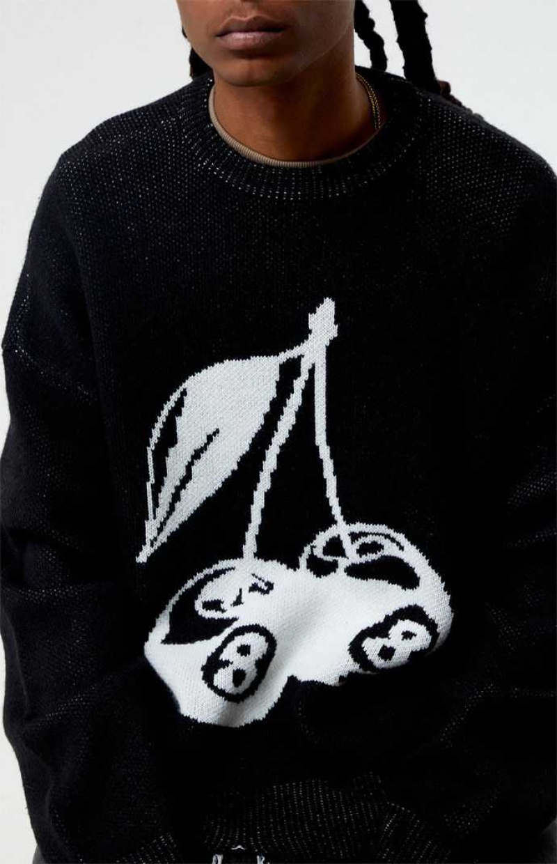 BLACK PacSun Lucky Sweater | MNCIHWO-06